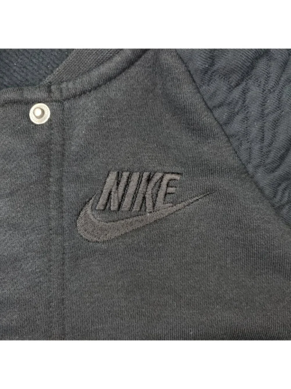 Nike Sportswear Rally Jacket Womens Small Black Snap Quilted Coat 841650 Vtg